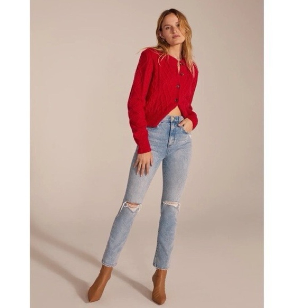 Favorite Daughter Light Blue Straight Leg Jeans